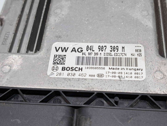 Calculator motor ECU  Volkswagen Golf 7 (5G) [Fabr 2014-prezent] 04L907309M 1.6 TDI DCZA 88KW / 120CP
