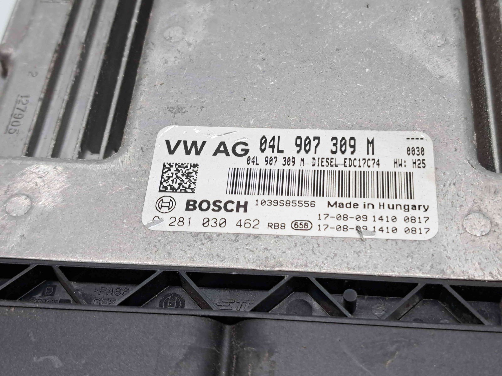 Calculator motor ECU Volkswagen Passat B8 (3G2) [Fabr 2015-prezent] 04L907309M 1.6 TDI DCZA 88KW / 120CP - imagine 3