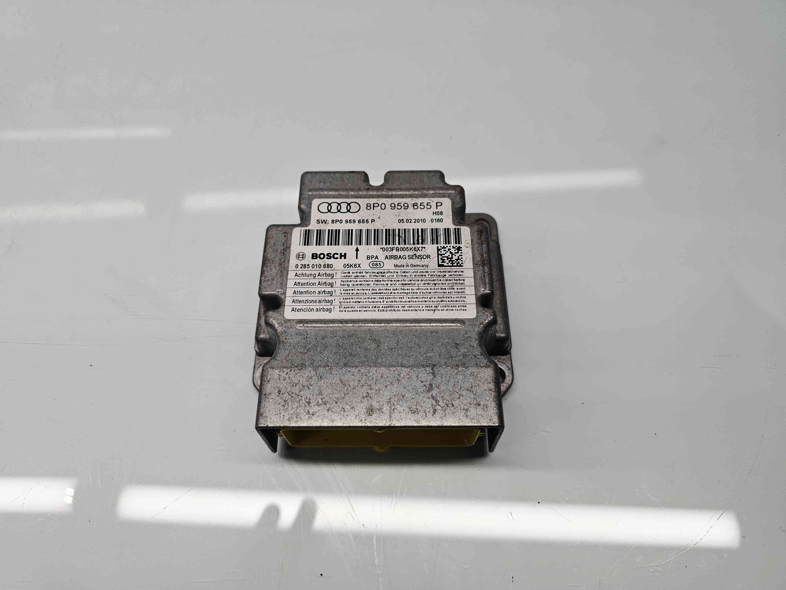 Calculator airbag Audi A3 Sportback (8PA) [Fabr 2004-2013] Facelift 8P0959655P 2.0 TDI CFFB 103KW / 140CP - imagine 1