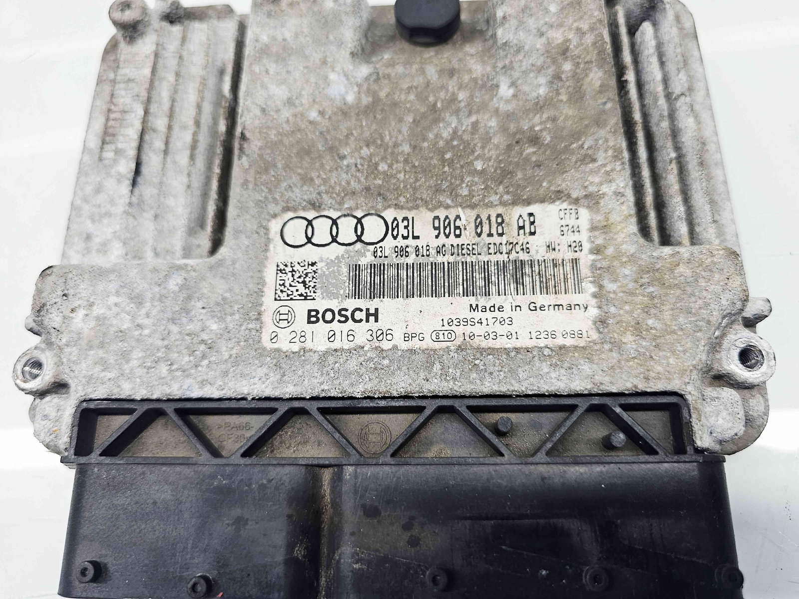 Calculator motor ECU Audi A3 Sportback (8PA) [Fabr 2004-2013] Facelift 03L906018AB 2.0 TDI CFFB 103KW / 140CP - imagine 3