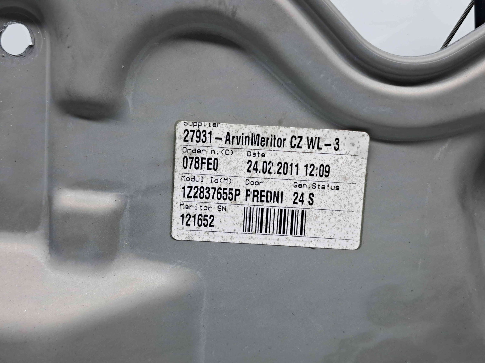 Macara electrica geam stanga fata Skoda Octavia 2 Combi (1Z5) [Fabr 2004-2013] Facelift 1Z2837655P - imagine 3