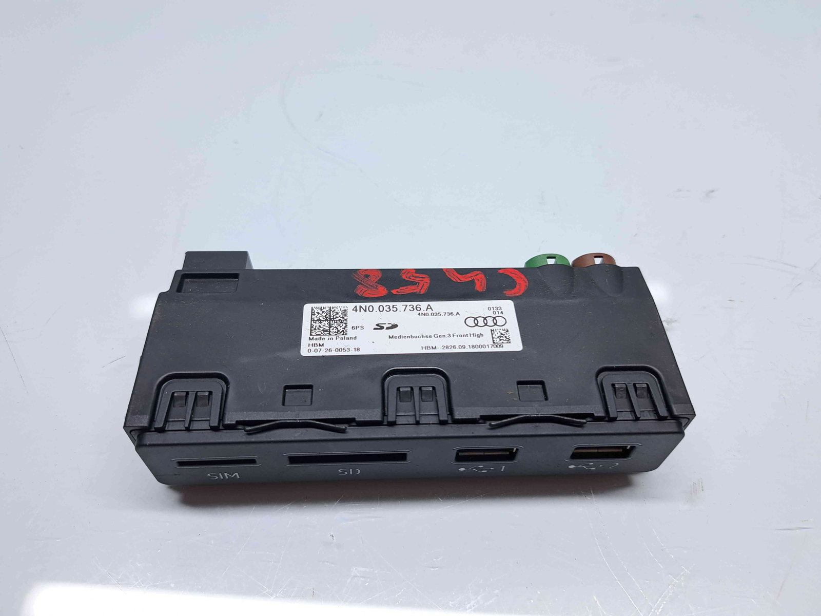 Modul confort Audi A6 (4A2, C8) S-line [Fabr 2018-2025] 4N0035736A - imagine 1