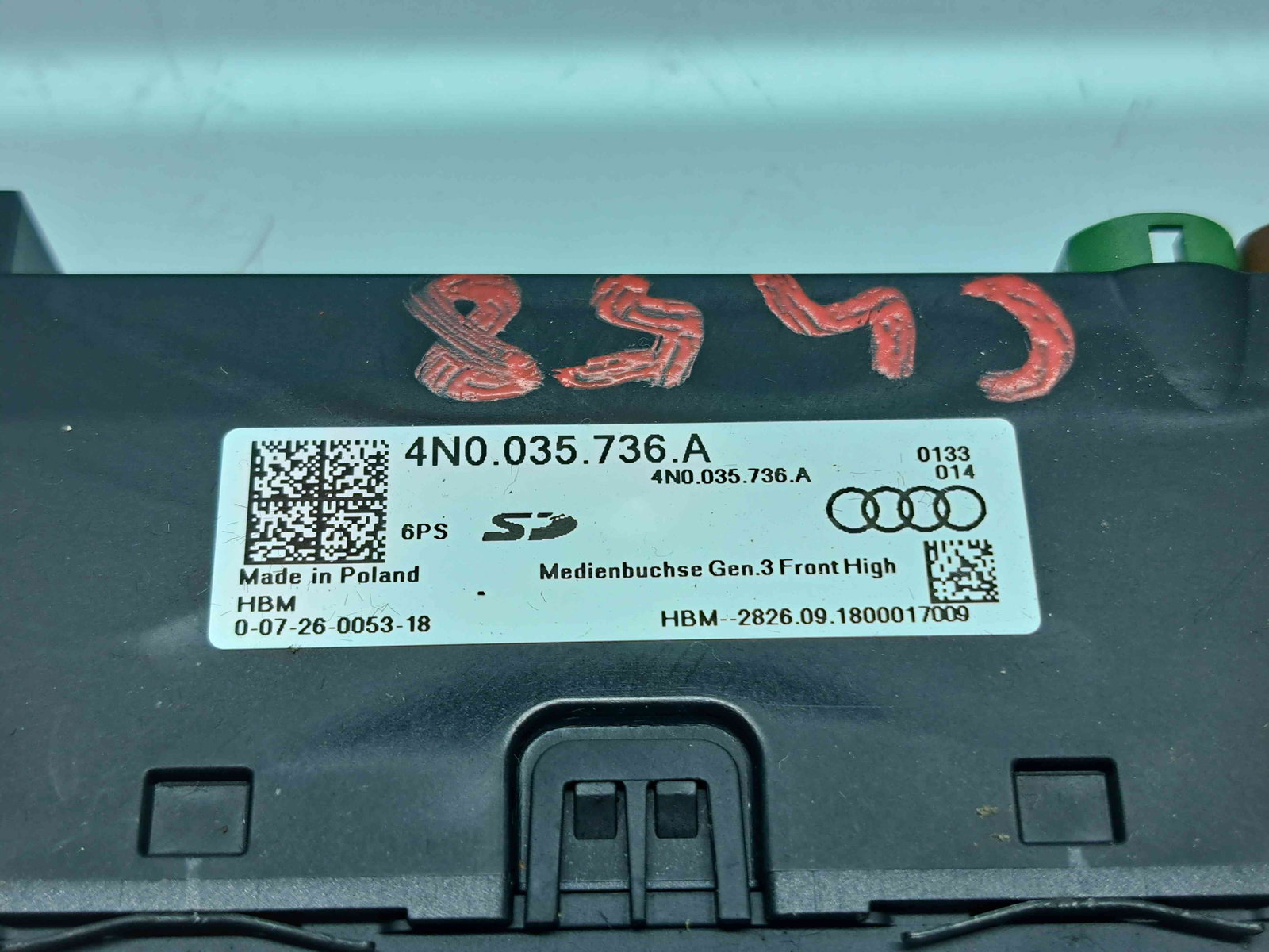 Modul confort Audi A6 (4A2, C8) S-line [Fabr 2018-2025] 4N0035736A - imagine 2