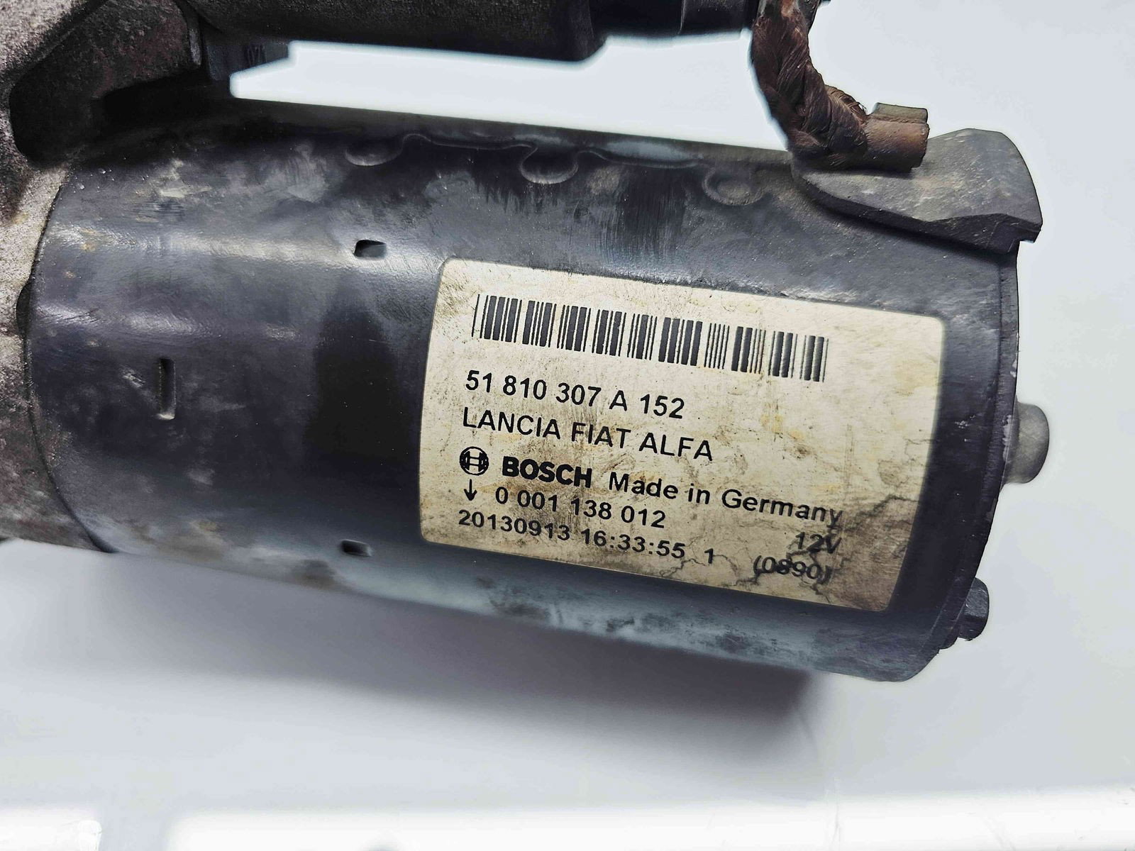 Electromotor 10 dinti PEUGEOT Bipper (AA) [Fabr 2008-2014] 51810307A 1.3 199B400062KW / 85CP - imagine 5