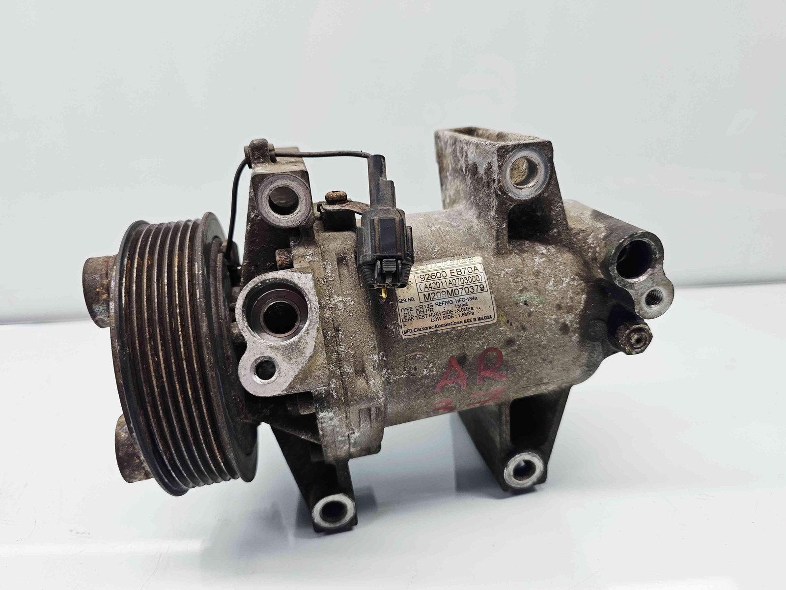 Compresor clima Nissan Navara (D40) [Fabr 2005-2014] 92600 EB70A 2.5 DCi YD25DEI 140KW / 190CP - imagine 6