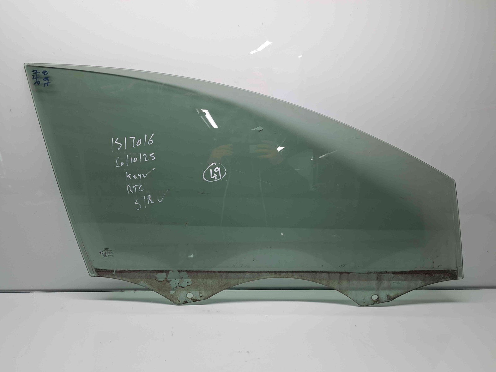 Geam usa dreapta fata Audi Q7 (4LB) [Fabr 2006-2014] Facelift OEM - imagine 1