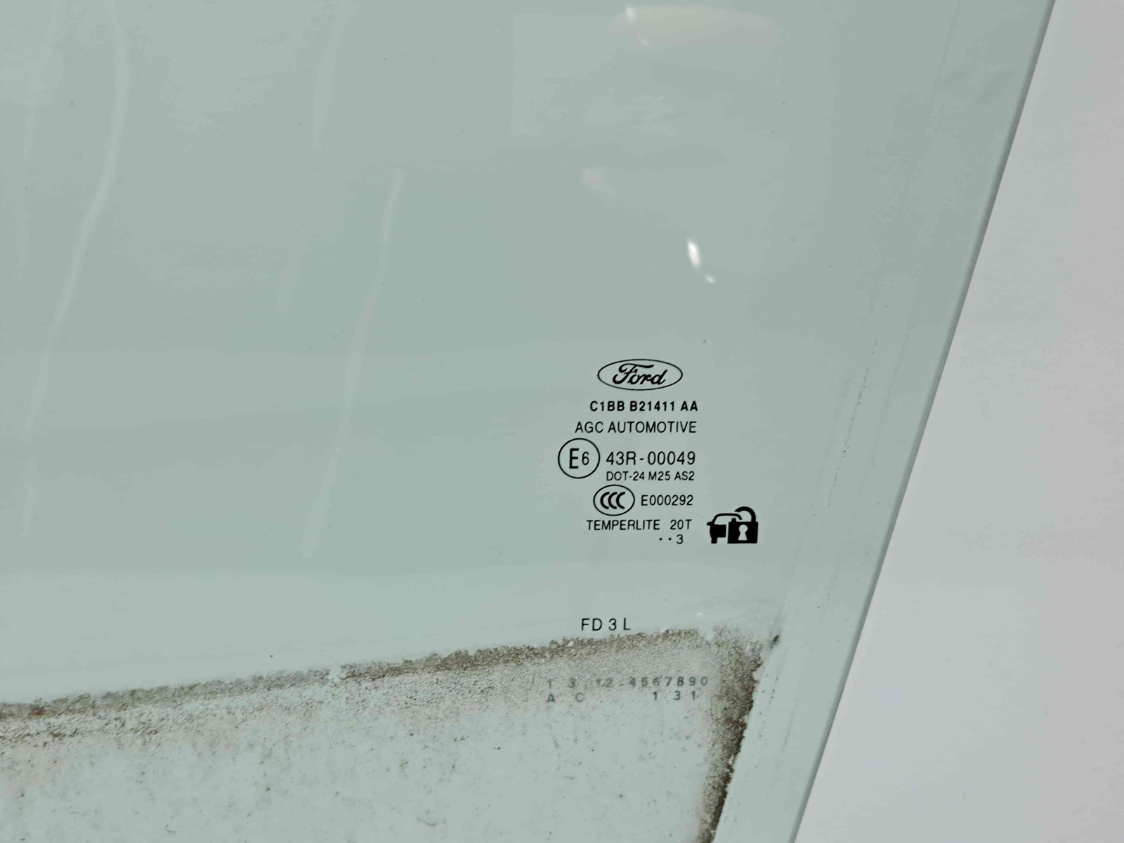 Geam usa stanga fata Ford Fiesta 6 facelift [Fabr 2008-2019] OEM - imagine 2