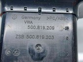  Grila aerisire spate Volkswagen Golf 7 (5G) [Fabr 2014-prezent] 5G0819209