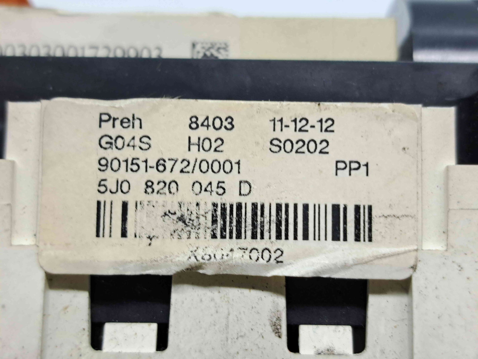 Panou comanda clima Skoda Fabia 2 (5J, 542) [Fabr 2007-2014] 5J0820045D - imagine 4