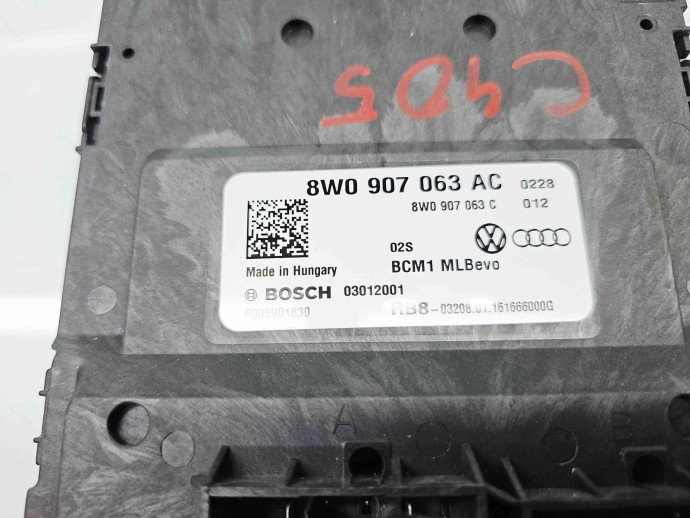  Modul confort  AUDI A5 Sportback (F5A, 9T) [Fabr 2016-prezent] 8W0907063AC