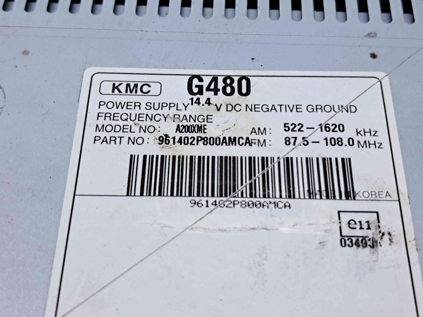 Radio CD Kia Sorento 2 [Fabr 2009-2015] 96140-2P800 - imagine 4