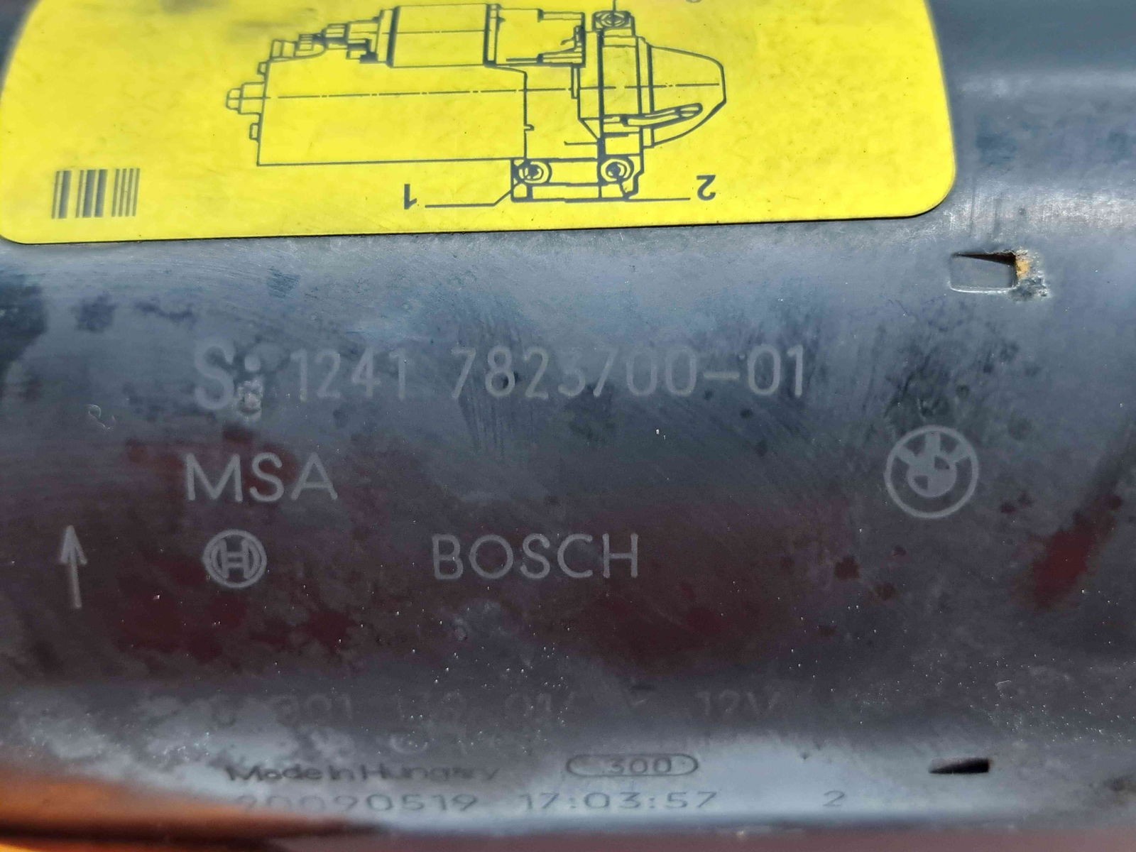 Electromotor 11 dinti Bmw 3 (E90) [Fabr 2005-2011] 7823700-01 2.0 N47D20130KW / 177CP - imagine 4