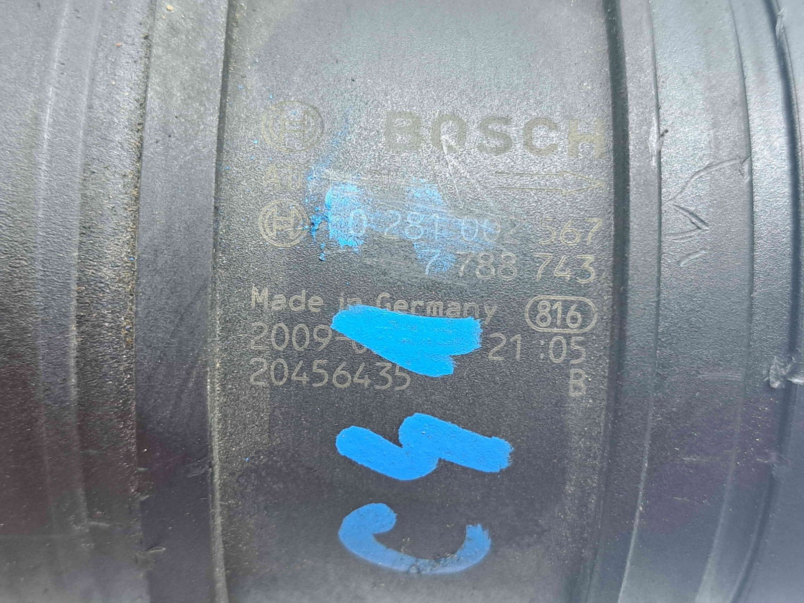 Debitmetru aer Bmw 3 (E90) [Fabr 2005-2011] 7788743 / 0281002567 2.0 N47D20 130KW / 177CP - imagine 4