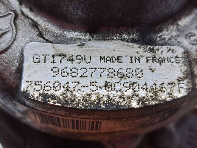 Turbina  PEUGEOT 308 [Fabr 2007-2013] 9682778680 2.0 HDI RHH 120KW / 163CP