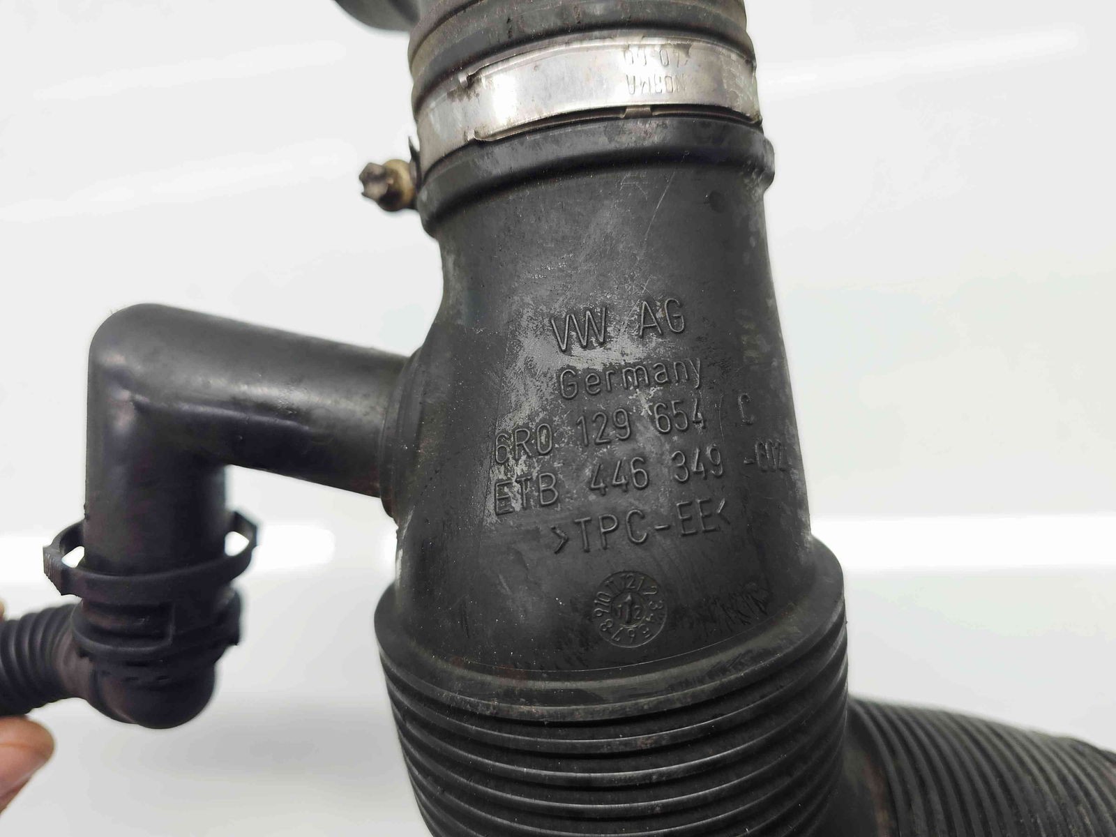 Tub admisie aer Volkswagen Golf 6 (5K1) [Fabr 2009-2013] 6R0129654C 1.2 TDI CFWA 55KW / 75CP - imagine 7