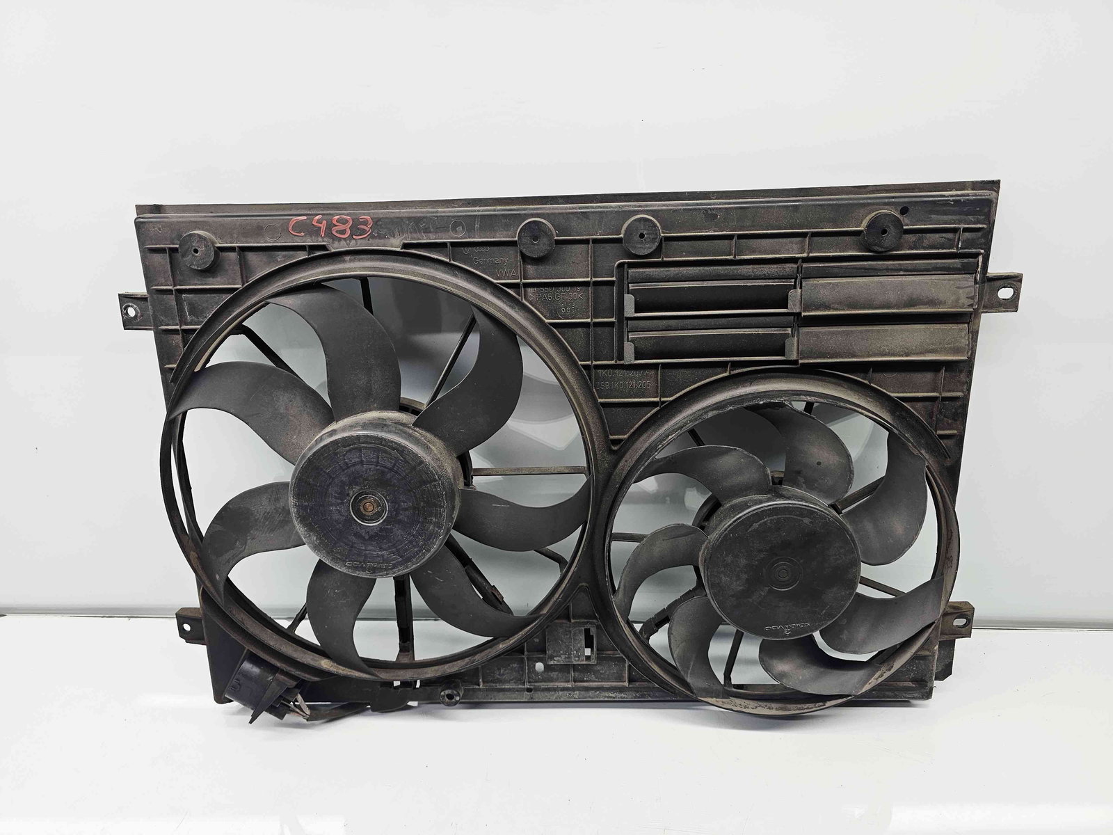 Electroventilator Volkswagen Passat B6 (3C2) [Fabr 2005-2010] 1K0121207AT 2.0 TDI CBAB 103KW / 140CP - imagine 3