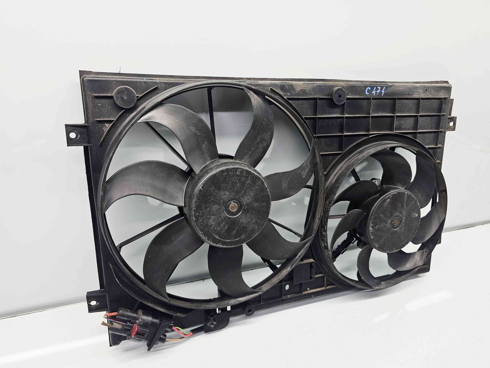 Electroventilator Volkswagen Golf 6 (5K1) [Fabr 2009-2013] 1K0121207BB 1.4 TSI CAXA 90KW / 122CP - imagine 3