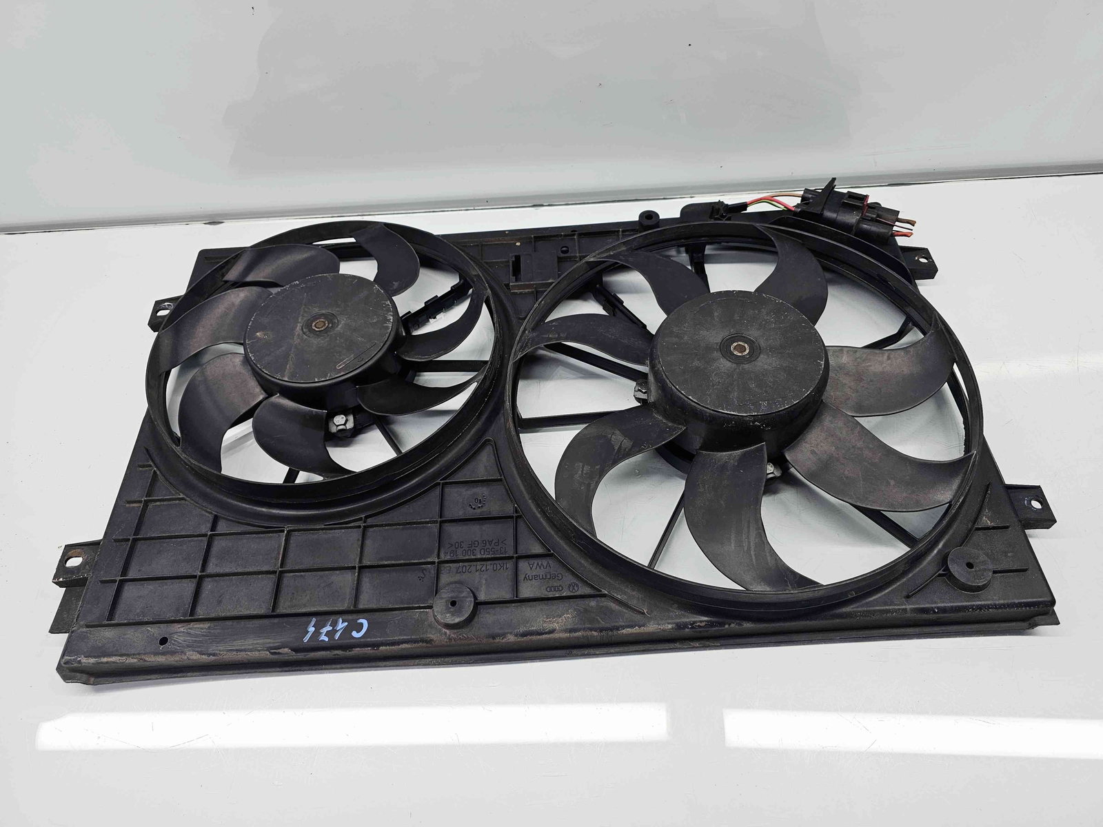 Electroventilator Volkswagen Golf 6 (5K1) [Fabr 2009-2013] 1K0121207BB 1.4 TSI CAXA 90KW / 122CP - imagine 5