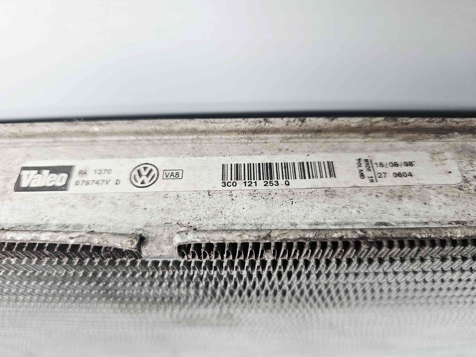 Radiator apa Volkswagen Passat B6 (3C2) [Fabr 2005-2010] 3C0121253Q 2.0 TDI CBAB 103KW / 140CP - imagine 4
