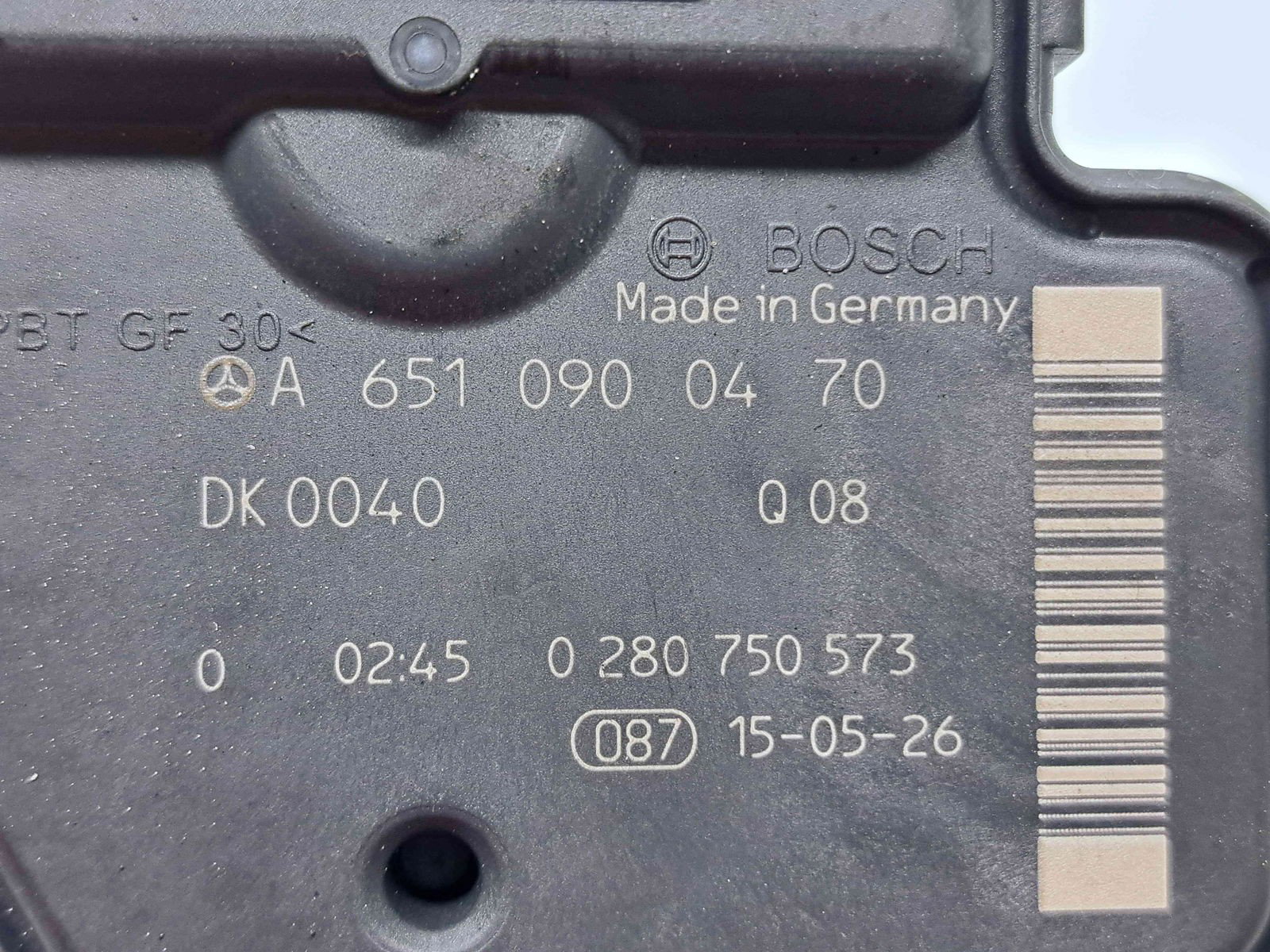 Clapeta acceleratie Mercedes Clasa C (W204) [Fabr 2007-2014] A6510900470 2.2 CDI 651924 125KW / 170CP - imagine 3