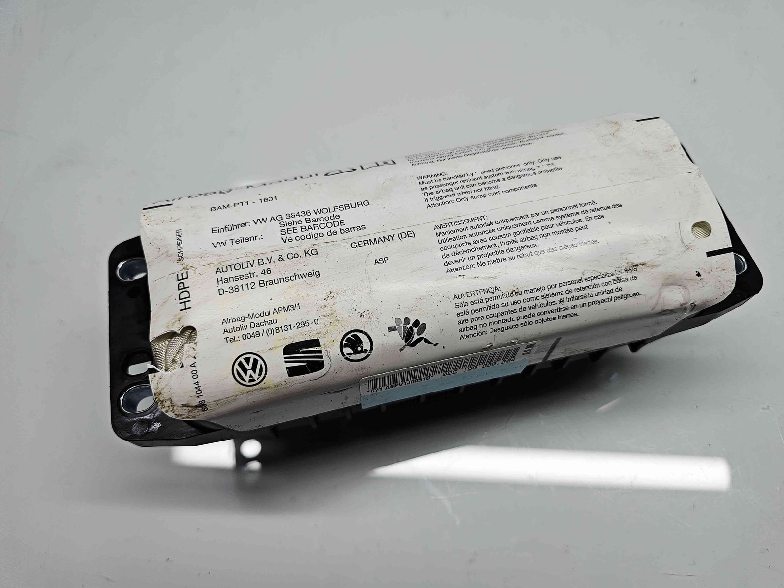 Airbag pasager Volkswagen Tiguan (5N) [Fabr 2007-2016] 1Q0880204 - imagine 5