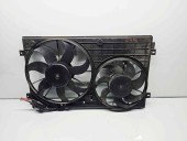 Electroventilator  Volkswagen Passat B6 (3C2) [Fabr 2005-2010] 1K0121207T 1.9 TDI BXE 77KW / 105CP