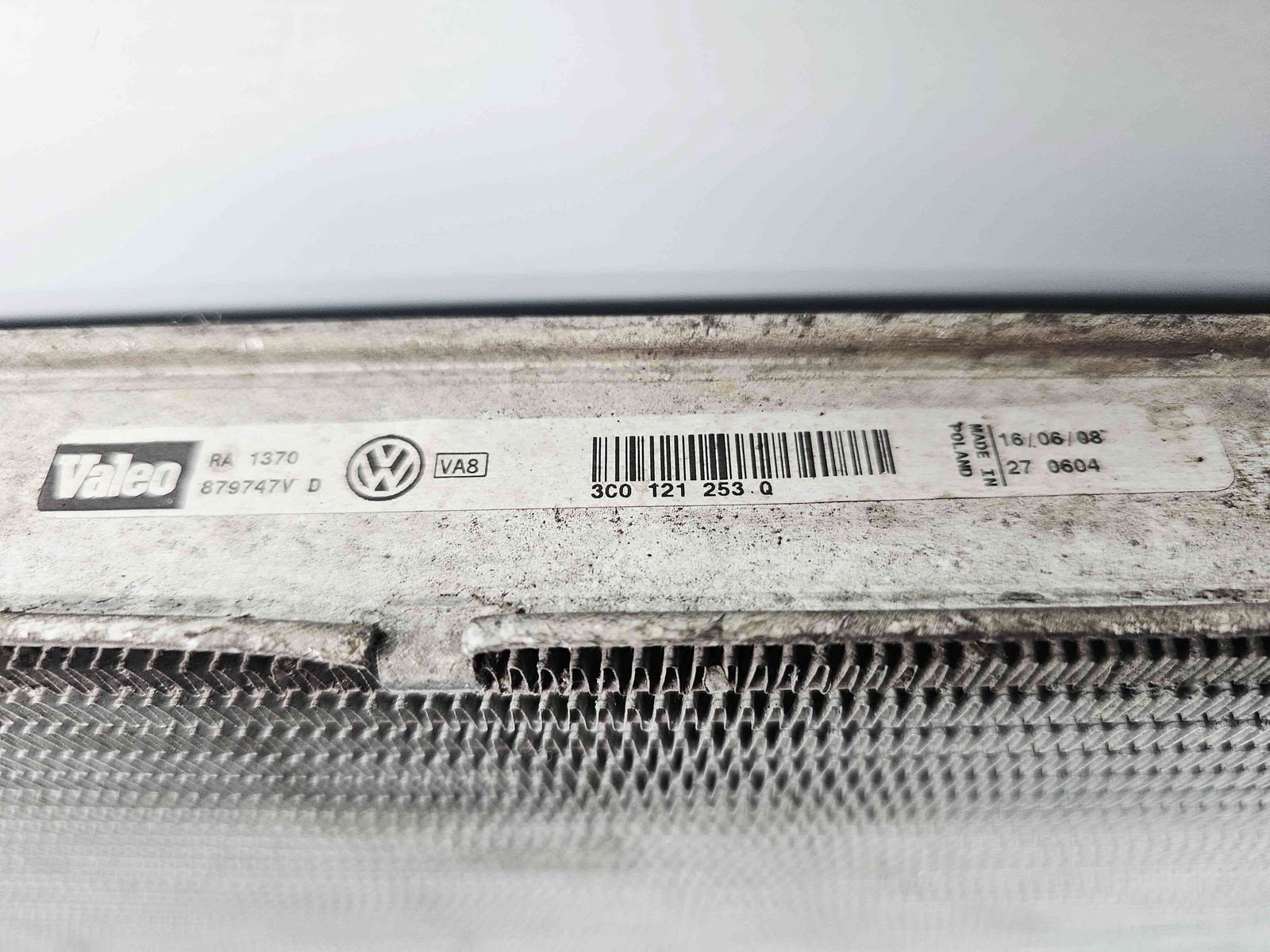 Radiator apa Skoda Octavia 2 (1Z3) [Fabr 2004-2013] 3C0121253Q 2.0 TDI CBAB 103KW / 140CP - imagine 3
