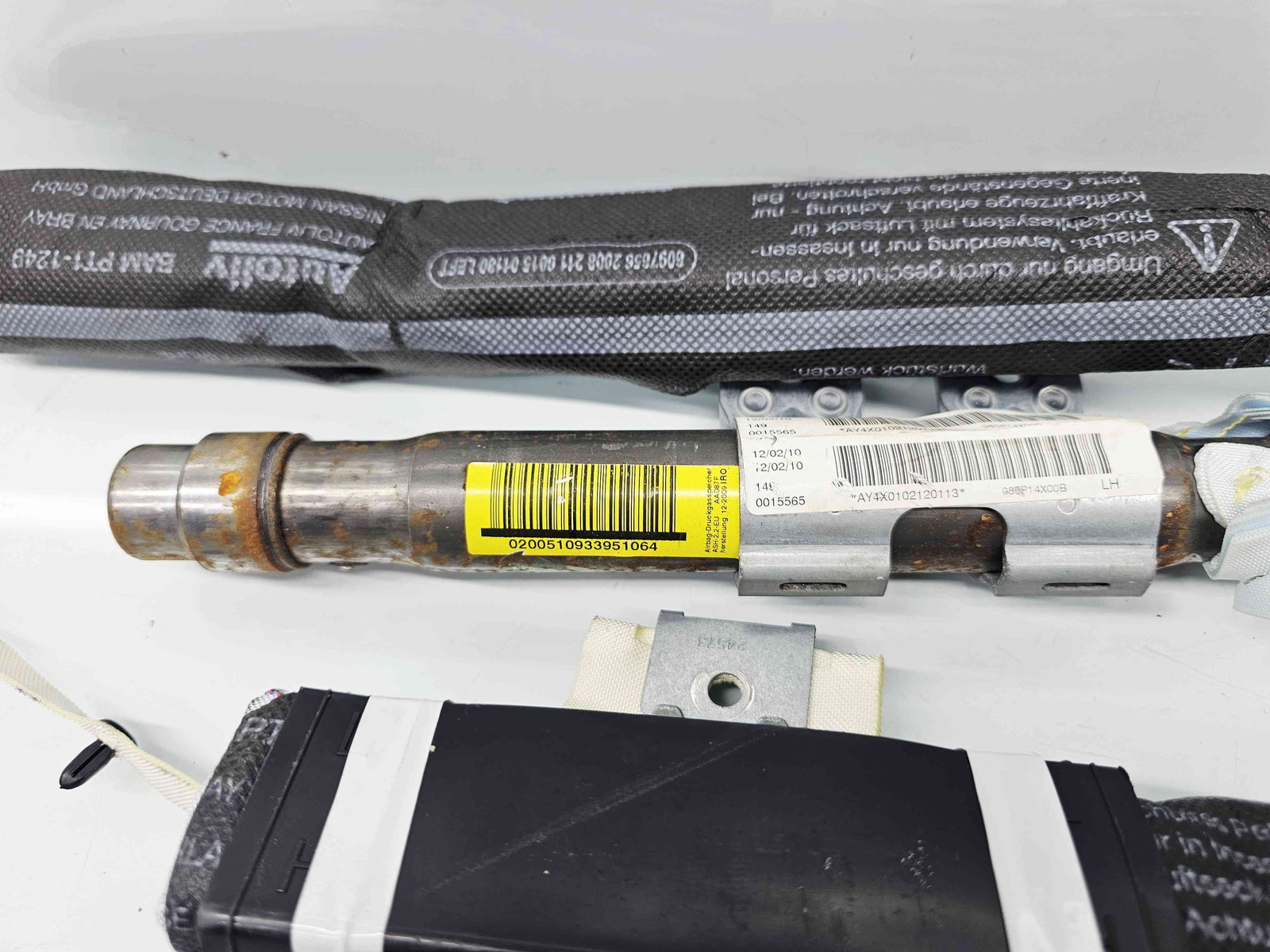 Airbag cortina stanga Nissan Navara (D40) [Fabr 2005-2014] 98P14X00B - imagine 2