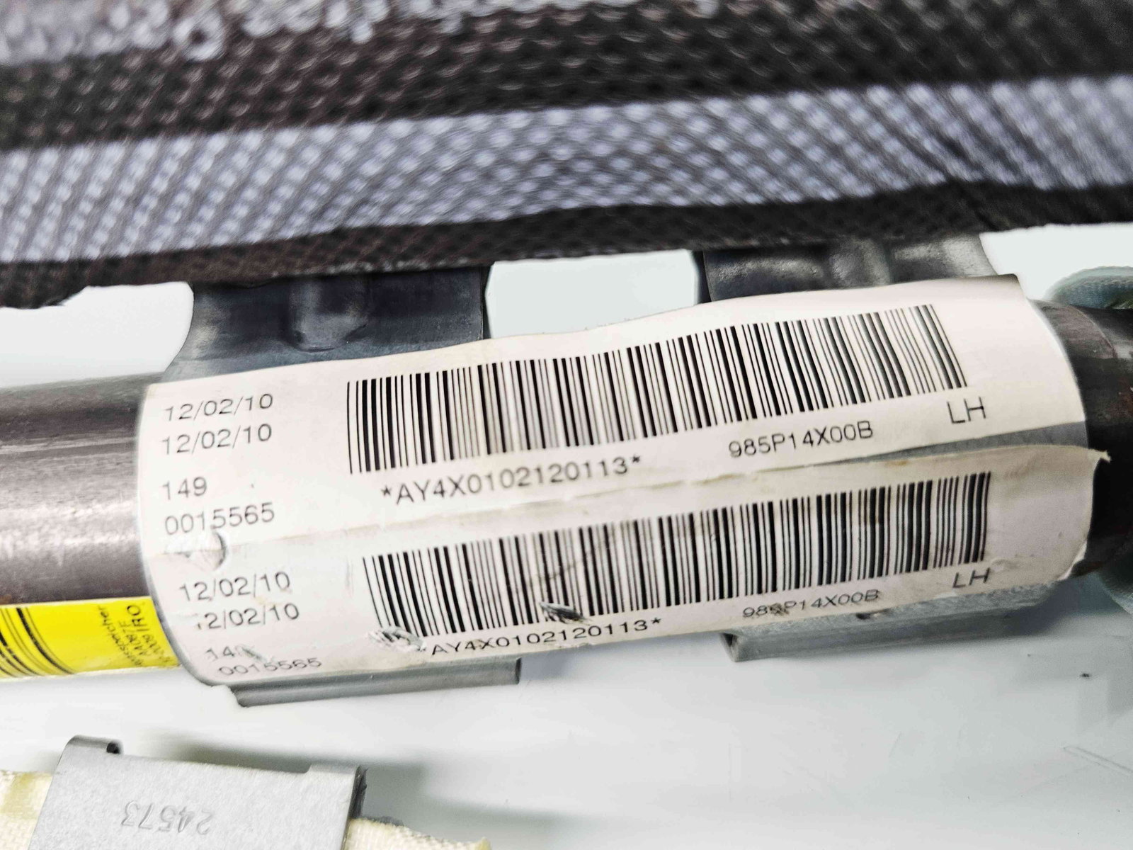 Airbag cortina stanga Nissan Navara (D40) [Fabr 2005-2014] 98P14X00B - imagine 3