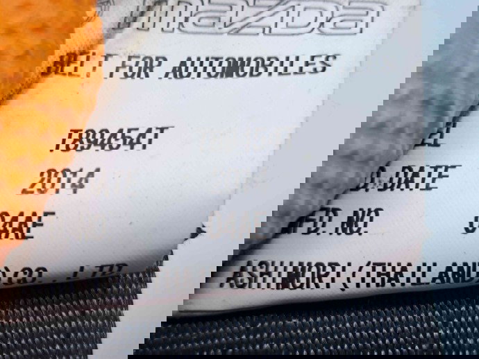  Centura dreapta spate MAZDA CX-5 (KE) [Fabr 2011-2016] T89454T