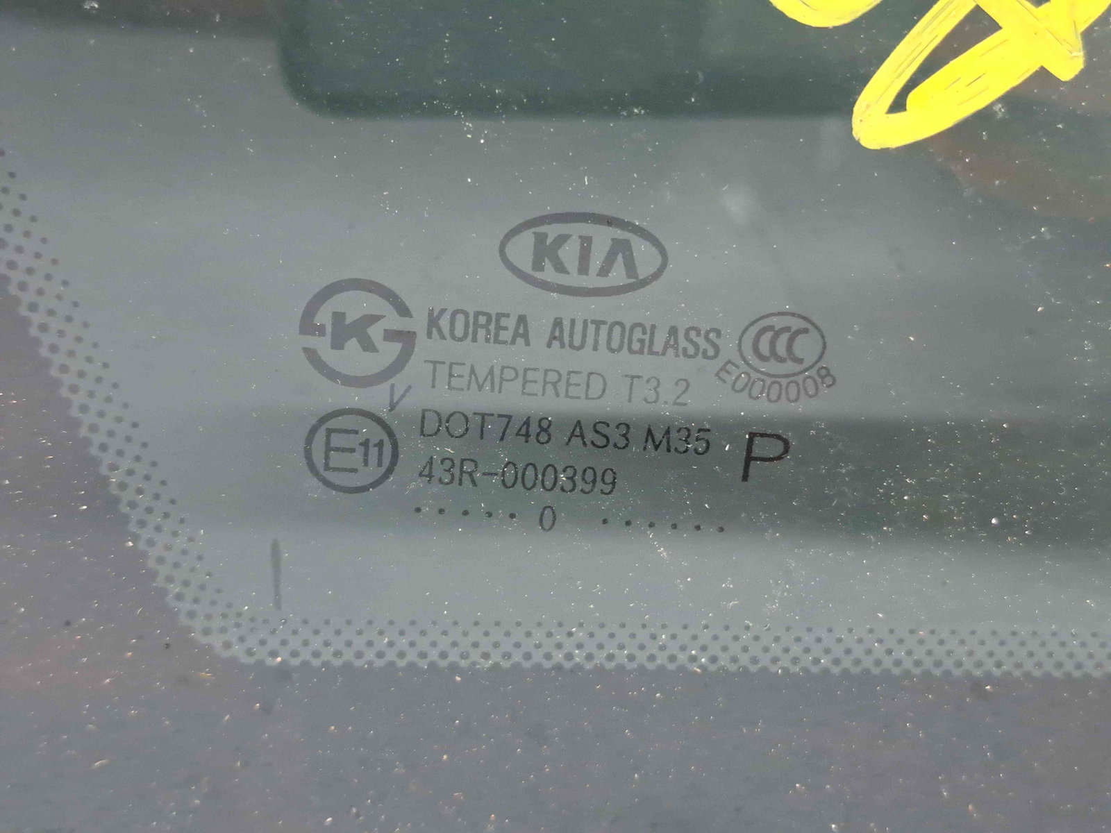 Geam fix usa stanga spate Kia Sorento 2 [Fabr 2009-2015] OEM - imagine 2