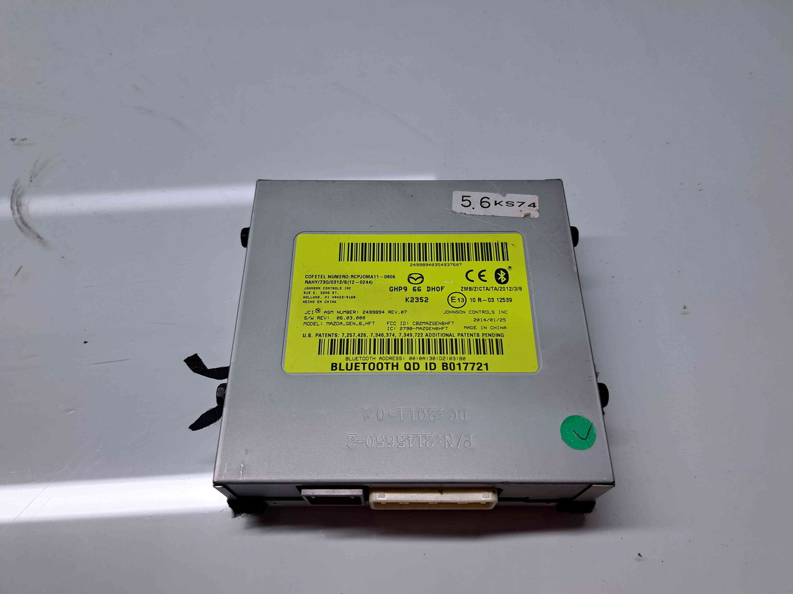 Modul bluetooth MAZDA CX-5 (KE) [Fabr 2011-2016] GHP9 66 DHOF - imagine 1