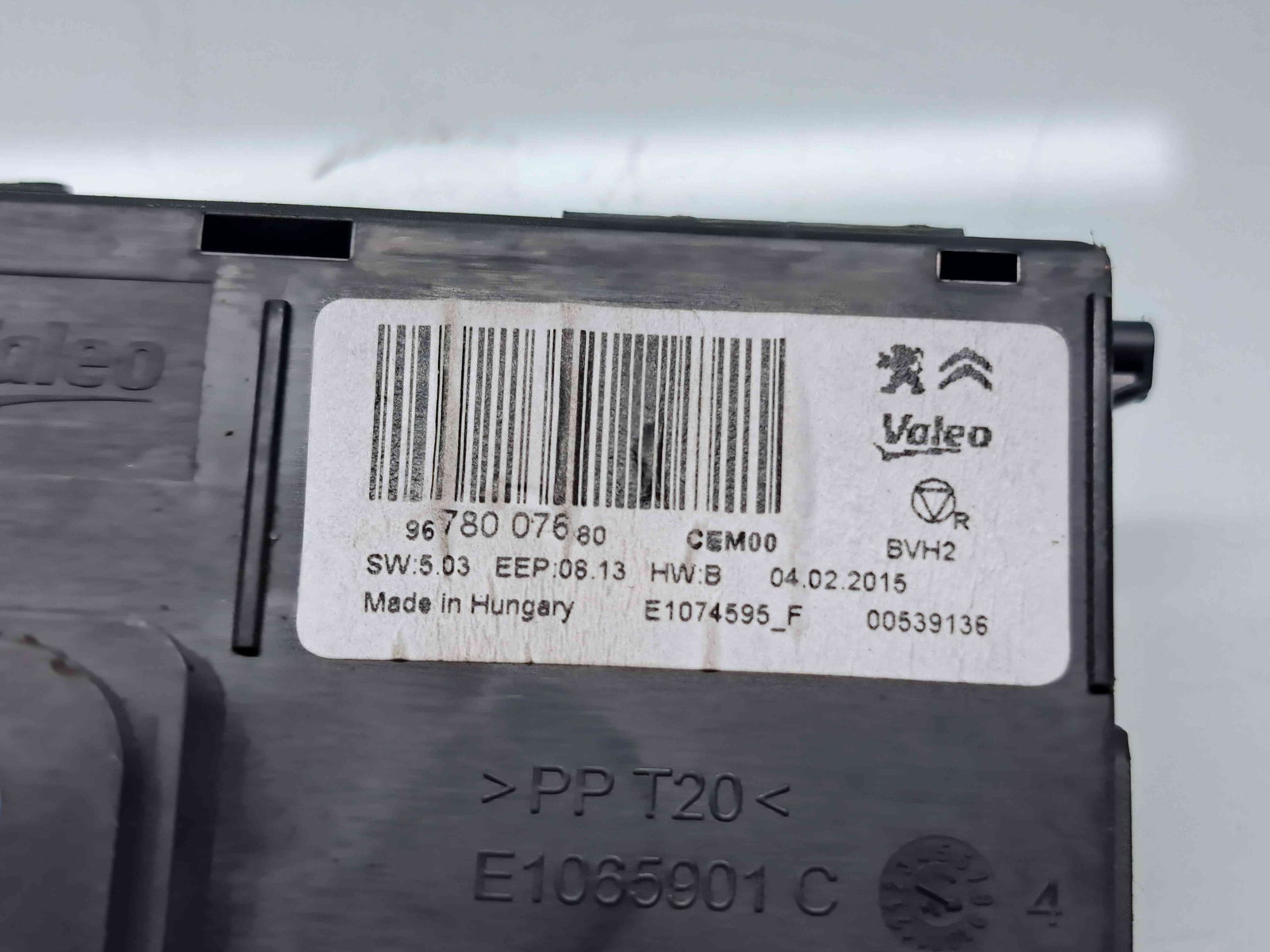 Modul confort Citroen C4 Cactus [Fabr 2014-2017] 9678007680 - imagine 2