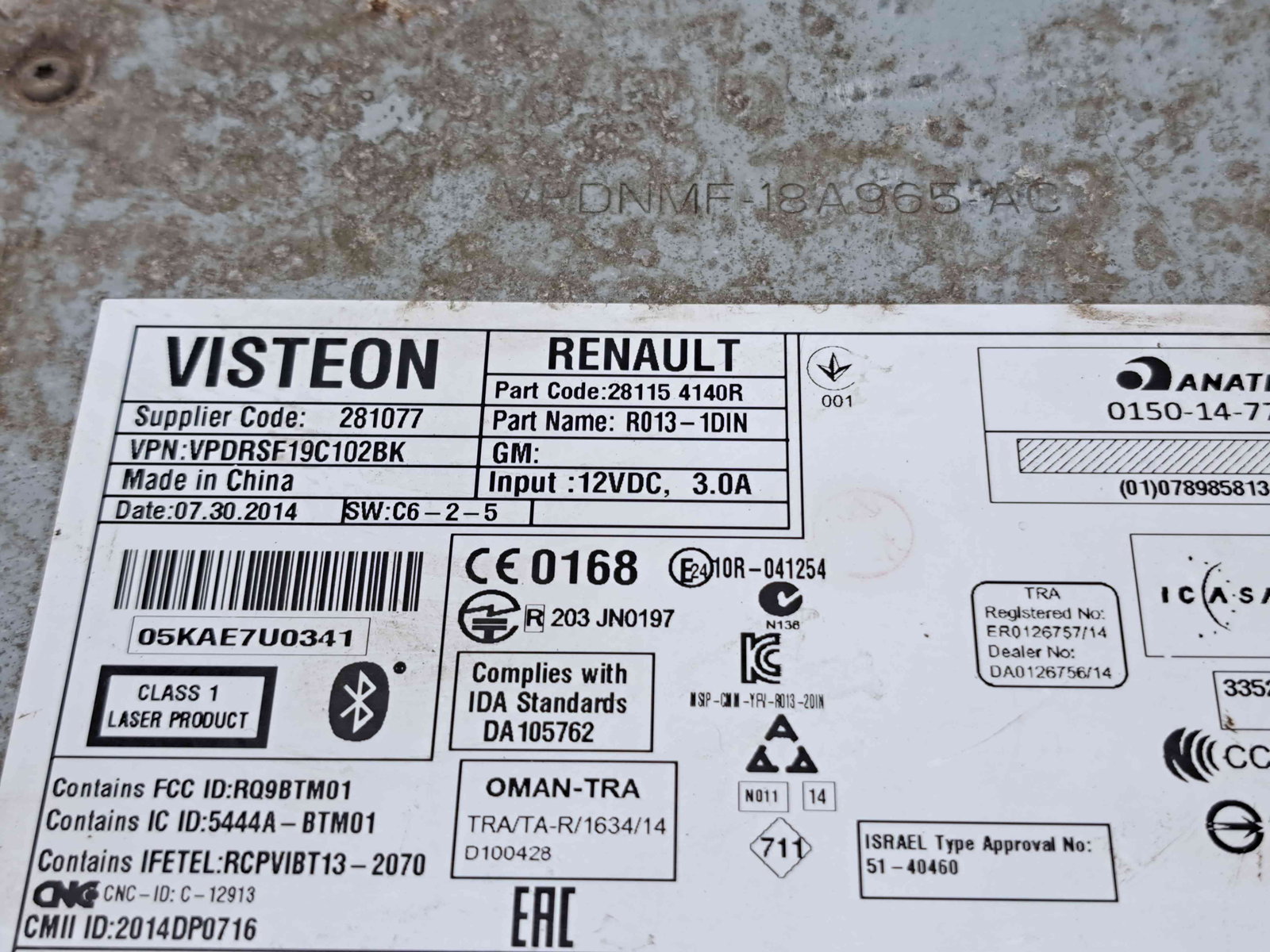 Radio CD Opel Movano B F3500 (L2 H2) [Fabr 2010-2022] 28115410R - imagine 4