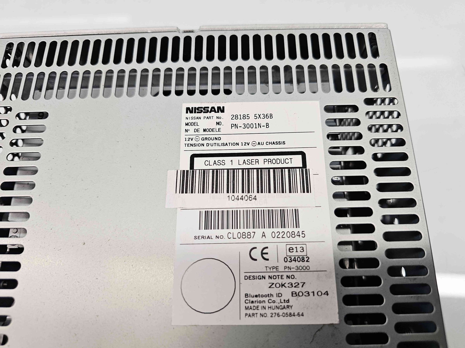 Radio CD Nissan Navara (D40) [Fabr 2005-2014] 281855X36B - imagine 3