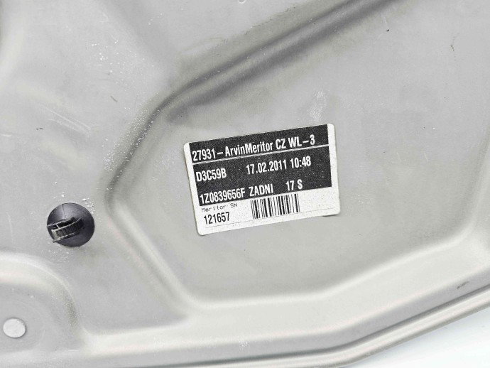 Macara electrica geam dreapta spate Skoda Octavia 2 Combi (1Z5) [Fabr 2004-2013] Facelift 1Z0839656F