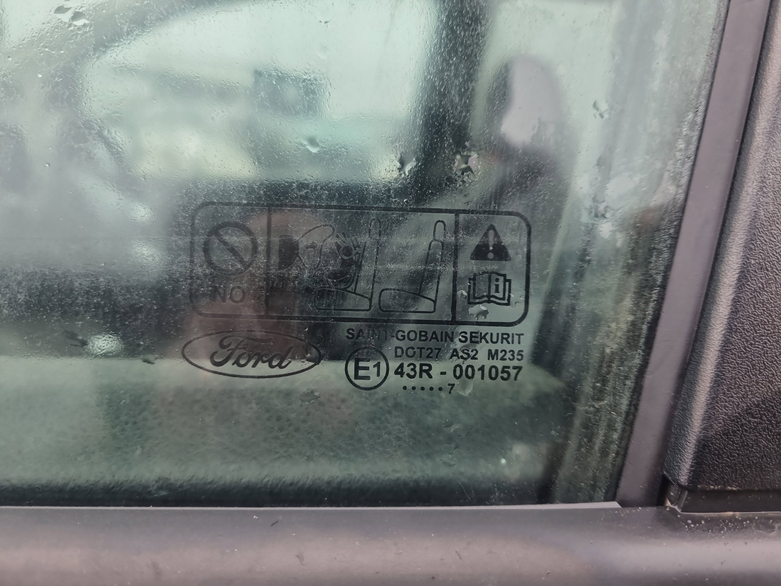 Geam usa stanga fata Ford C-Max 1 [Fabr 2007-2010] OEM - imagine 2