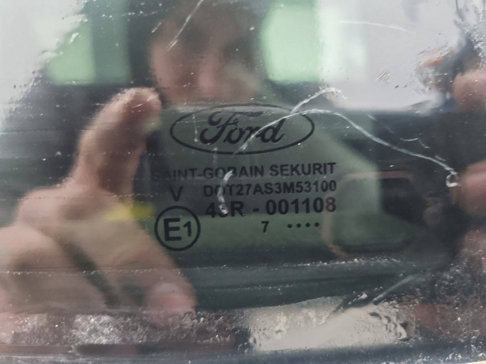 Geam usa dreapta spate Ford C-Max 1 [Fabr 2007-2010] OEM - imagine 2