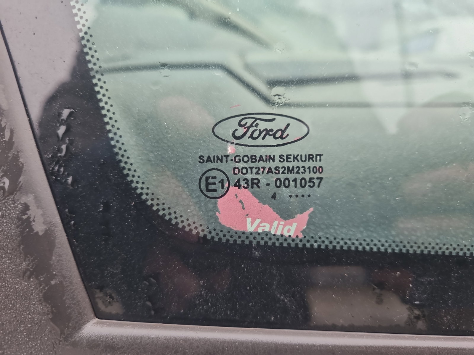 Geam fix dreapta fata Ford C-Max 1 [Fabr 2007-2010] OEM - imagine 2