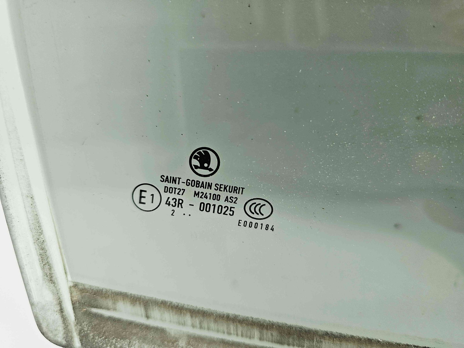 Geam usa dreapta fata Skoda Fabia 2 (5J, 542) [Fabr 2007-2014] OEM - imagine 2