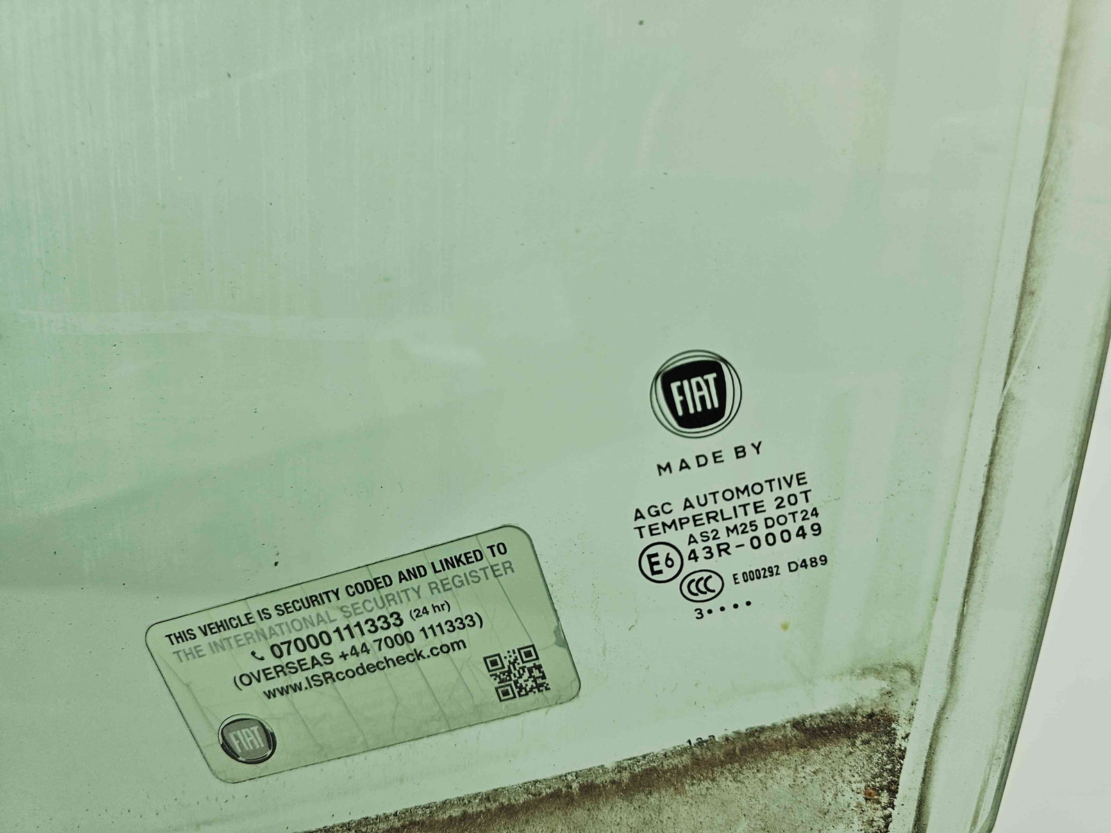 Geam usa stanga fata Fiat 500L Trekking [Fabr 2012-prezent] OEM - imagine 2