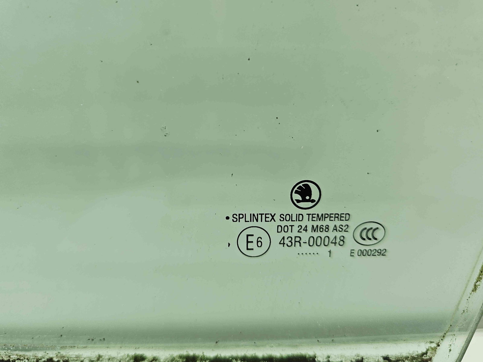 Geam usa stanga spate Skoda Octavia 2 Combi (1Z5) [Fabr 2004-2013] Facelift OEM - imagine 2