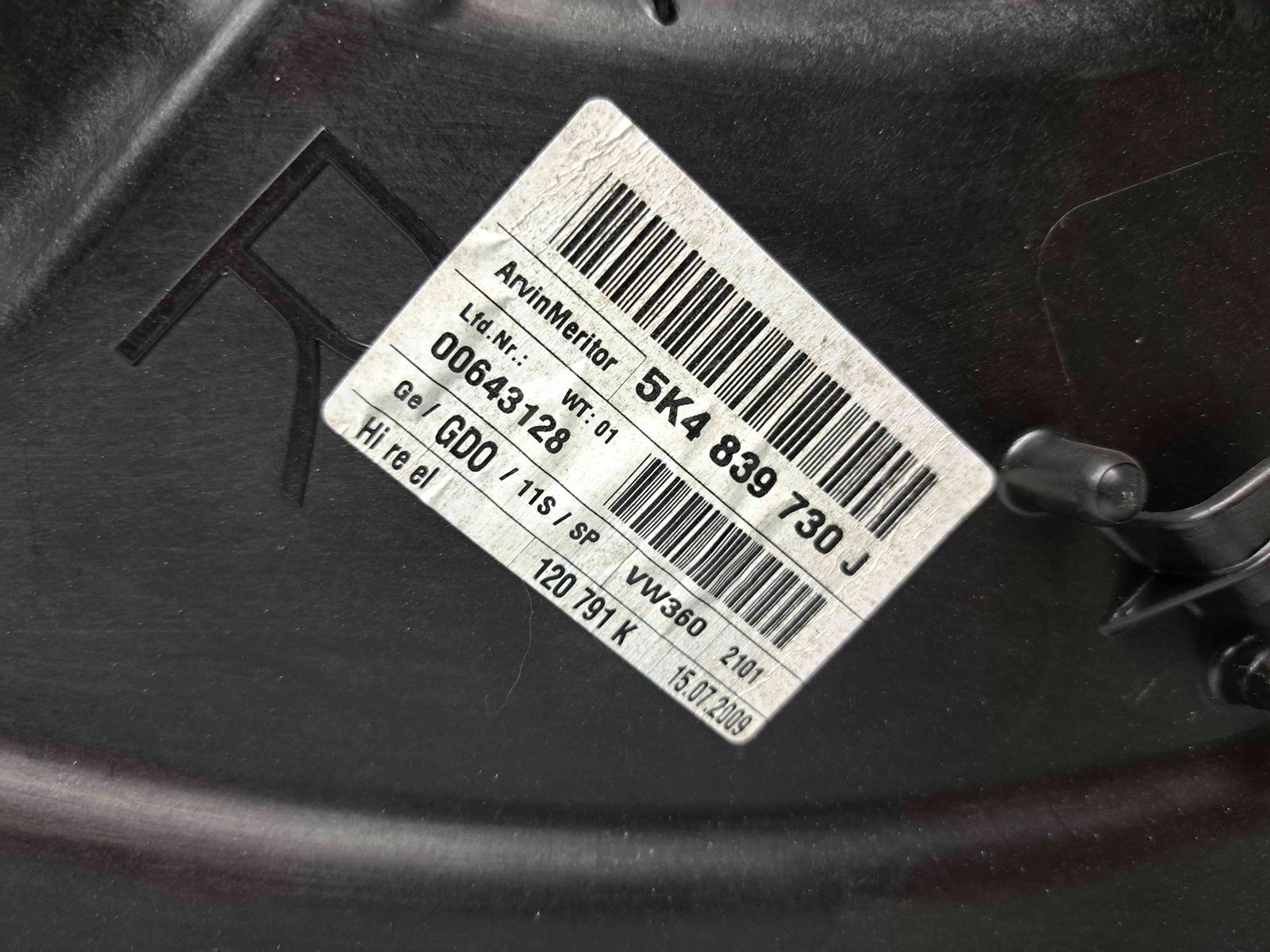 Macara electrica geam dreapta spate Volkswagen Golf 6 (5K1) GTD [Fabr 2009-2013] 5K4839730J - imagine 3