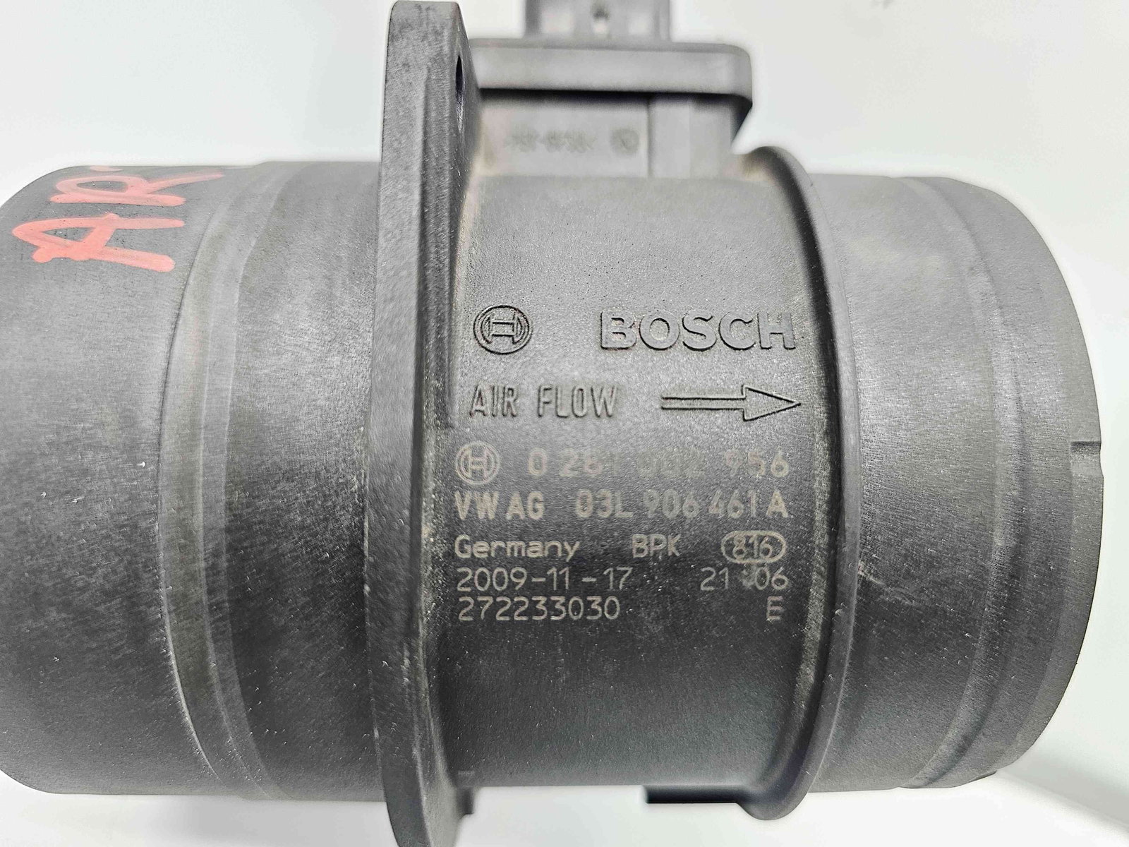 Debitmetru aer Audi A3 Sportback (8PA) [Fabr 2004-2013] Facelift 03L906461A 2.0 TDI CFFB 103KW / 140CP - imagine 3