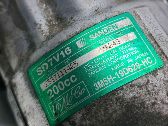 Compresor clima Ford C-Max 1 [Fabr 2007-2010] 3M51H-19D629-HC 2.0 TDCI G6DA 100KW / 136CP