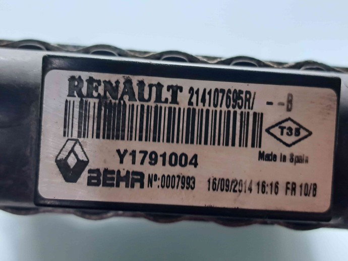 Radiator apa Opel Movano B F3500 (L2 H2) [Fabr 2010-2022] 214107695R 2.3 dCi M9T-870 96KW / 130CP