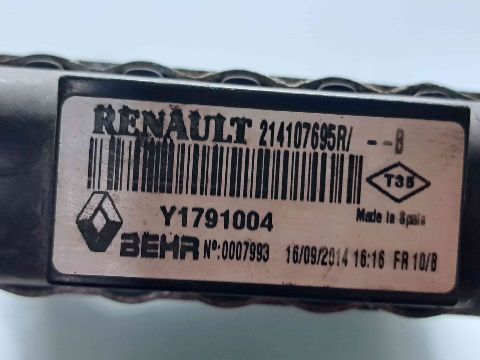 Radiator apa Opel Movano B F3500 (L2 H2) [Fabr 2010-2022] 214107695R 2.3 dCi M9T-870 96KW / 130CP - imagine 2