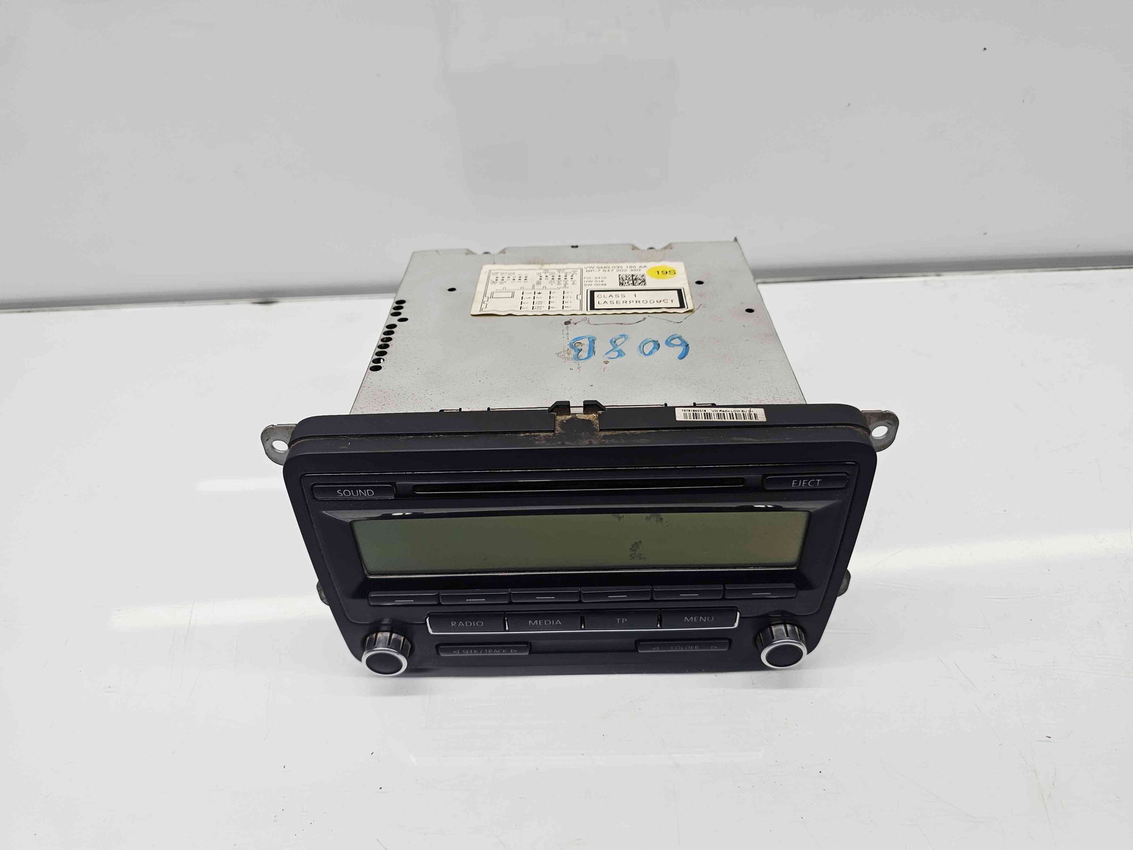 Radio CD Volkswagen Transporter 5 (7HB, 7HJ) [Fabr 2004-2013] 5M0035186AA - imagine 1