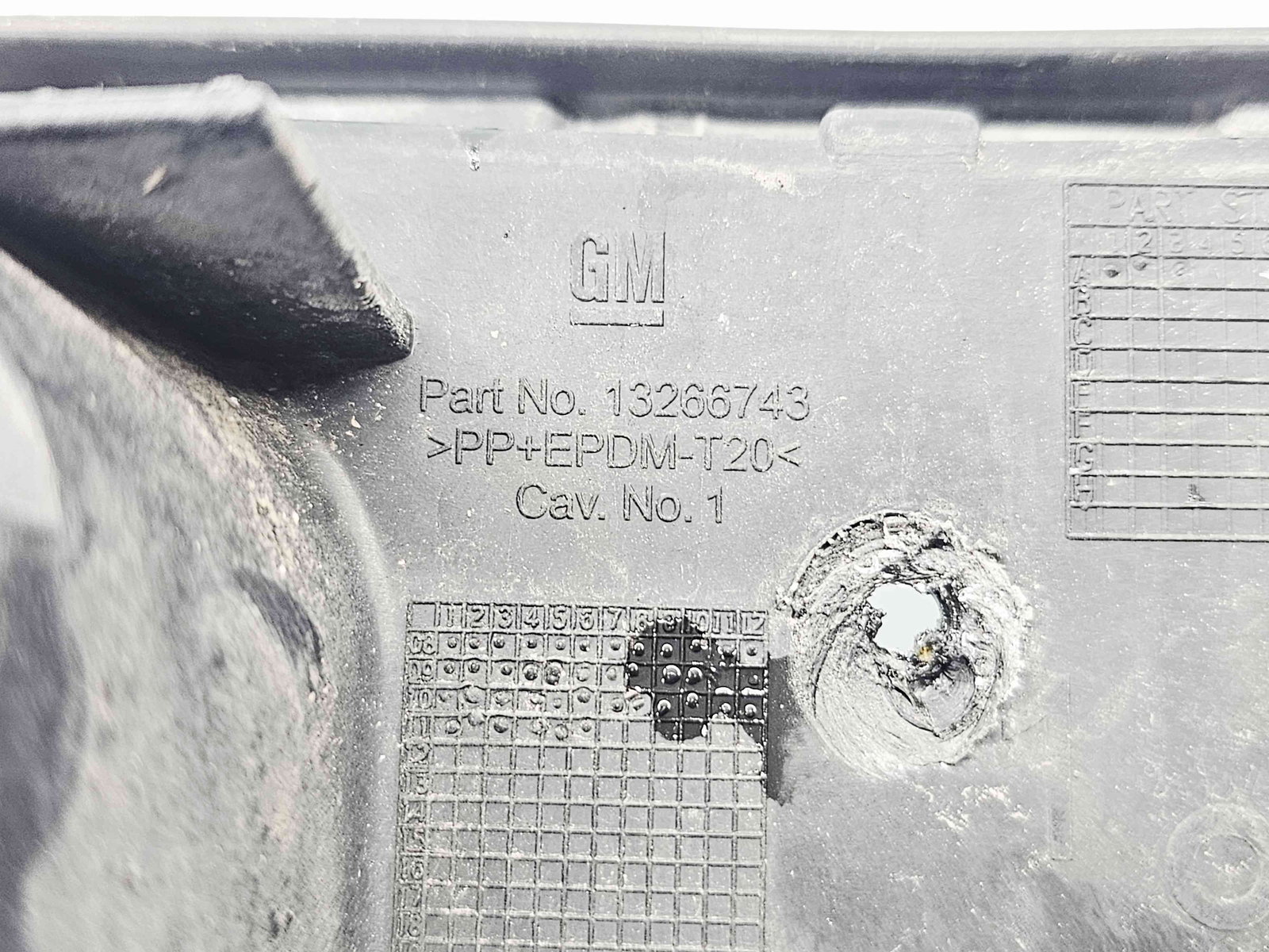 Suport central bara spate Opel Astra J [Fabr 2009-2015] 13266743 - imagine 3