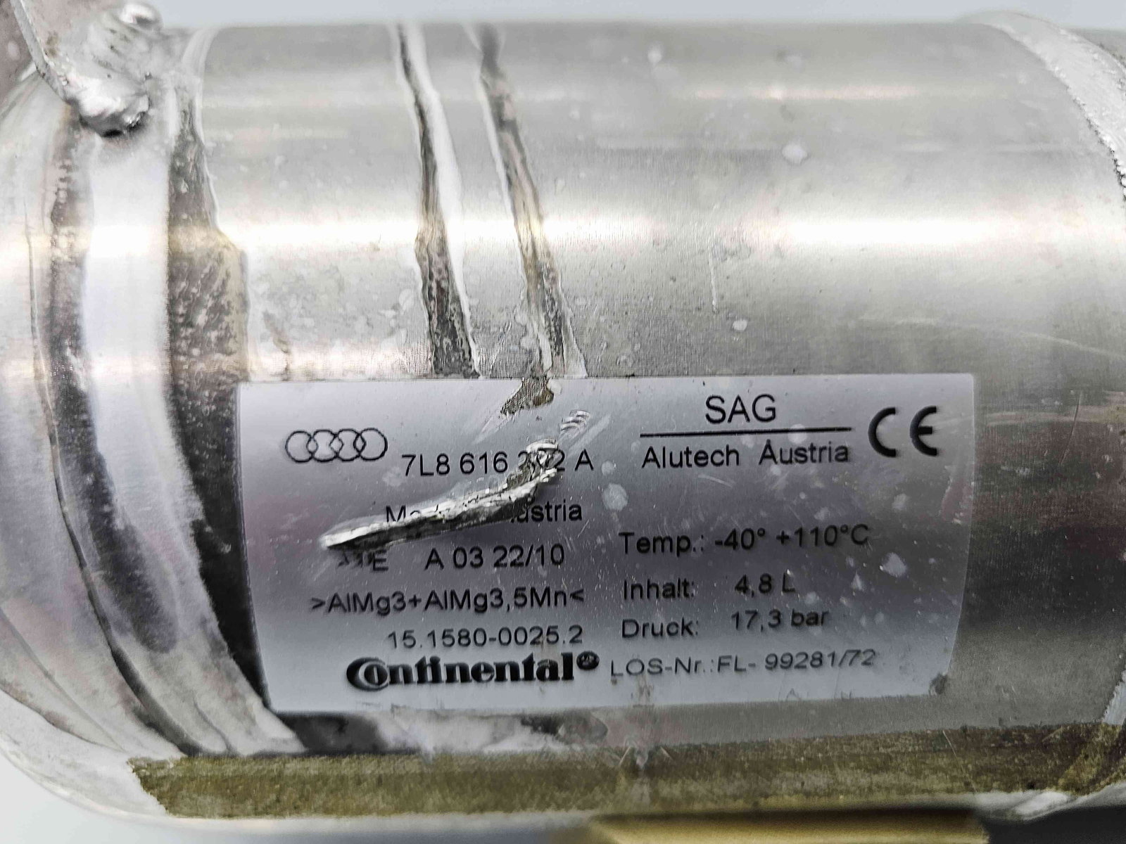 Butelie suspensie aer Audi Q7 (4LB) [Fabr 2006-2014] Facelift3.0 TDI CJGA 176KW / 240CP - imagine 3